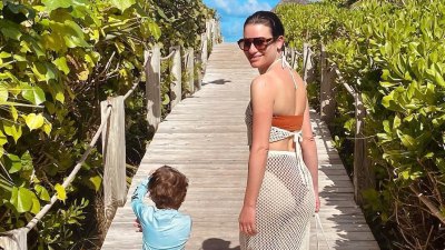 Lea Michele Enjoys Sweet Family Getaway With Son Ever