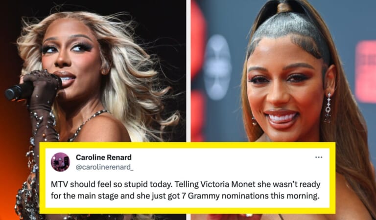 MTV Denied Victoria Monét A Performance At The VMAs A Couple Of Months Ago — Today She Was Nominated For 7 Grammys, And Fans Can't Stop Laughing