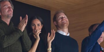 Prince Harry and Meghan Markle Attend Vancouver Canucks Game