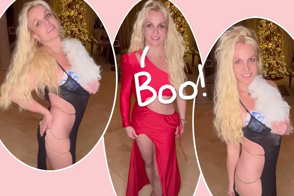 Britney Spears Goes Commando In Three Super-Sultry Halloween Night Videos! Look!