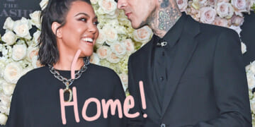 Kourtney Kardashian Taken Home From Hospital By Travis Barker After Giving Birth To Baby Boy!