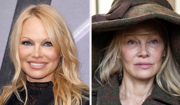 Pamela Anderson On Her Viral No-Makeup Moment
