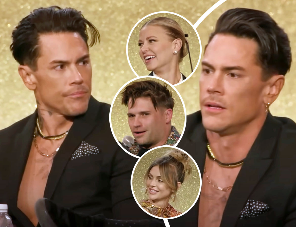 Tom Sandoval RUTHLESSLY Booed During VPR Panel At BravoCon – But THESE C0-Stars Defended Him??