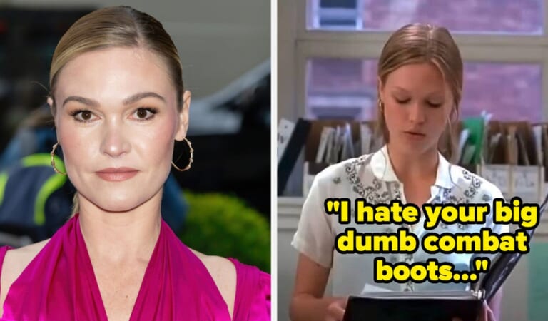 Julia Stiles Reenacted That One Scene From The Greatest Teen Movie Of All-Time And I'll Never Recover From This
