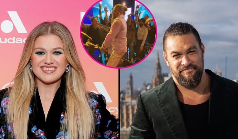 Jason Momoa Shows Off NSFW Hip Thrusts on ‘The Kelly Clarkson Show’
