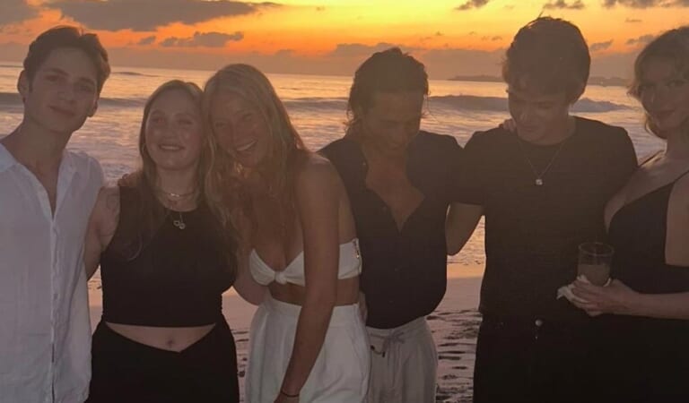 Gwyneth Paltrow Shares Photo of Her and Brad Falchuk’s Blended Family