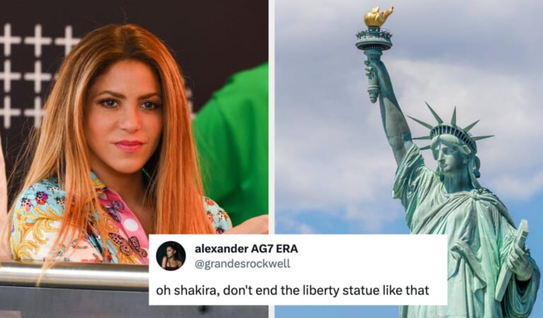 A Huge Statue Of Shakira Was Unveiled In Colombia, And Now People Are Comparing It To The Statue Of Liberty