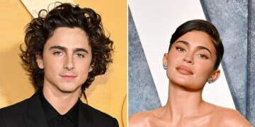 Timothee Chalamet Seemingly Attends Kardashian-Jenner Christmas Party