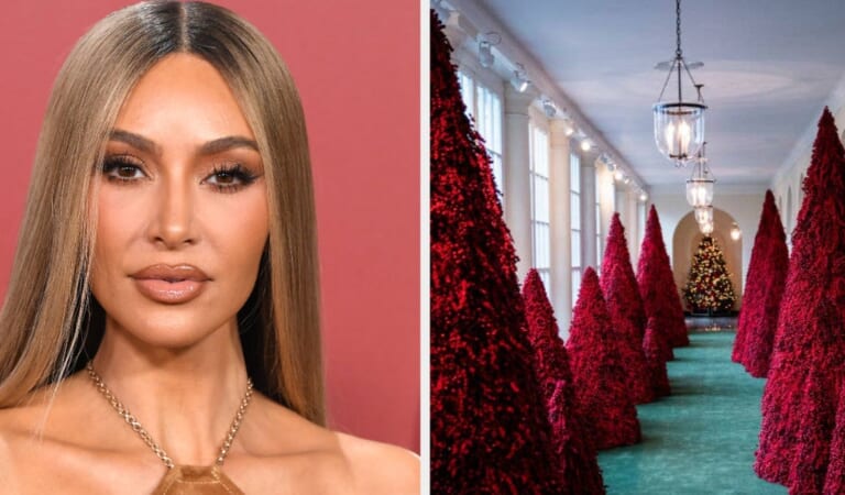 Comparing Kim Kardashian and Melania Trump’s Christmas Decorations