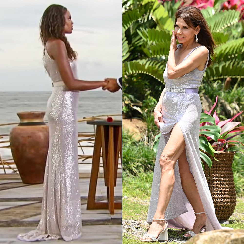 'Golden Bachelor’ Winner Theresa Nist Wore Same Proposal Gown That Michelle Young Previously Donned