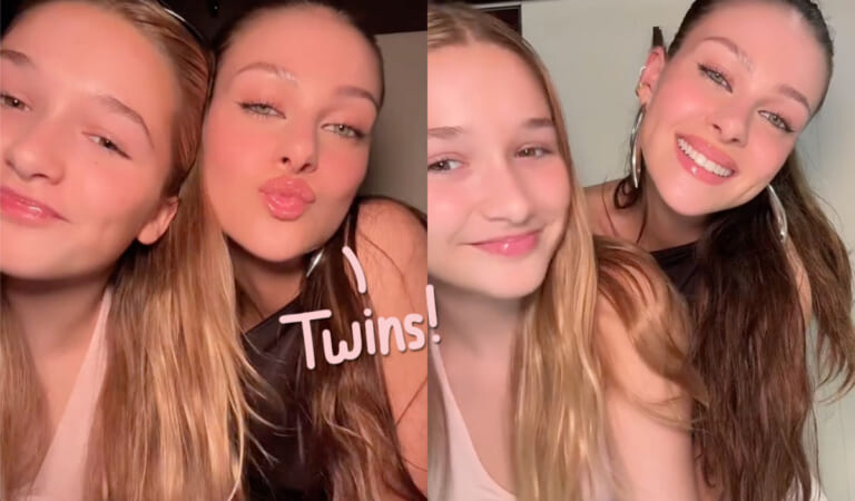 Nicola Peltz & ‘Baby Sis’ Harper Beckham Twin In Cute New TikTok! Watch!