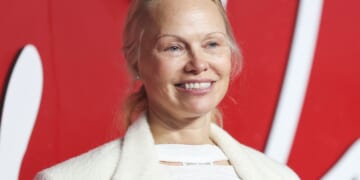 Pamela Anderson Makes Makeup-Free Appearance on 2023 Fashion Awards Red Carpet