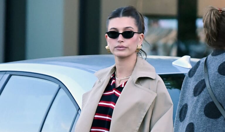 Hailey Bieber’s Red Loafers Have Sold Out — Get the Look