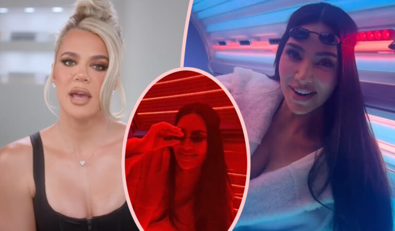 Kim Kardashian Defends Showing Off Tanning Bed In Her Office – After Khloé’s Skin Cancer!