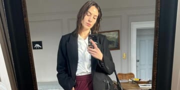 Alexa Chung Just Wore the "Controversial" Track Pants Trend