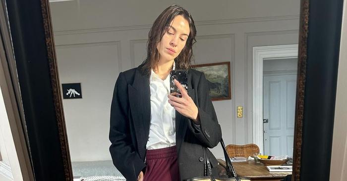 Alexa Chung Just Wore the “Controversial” Track Pants Trend