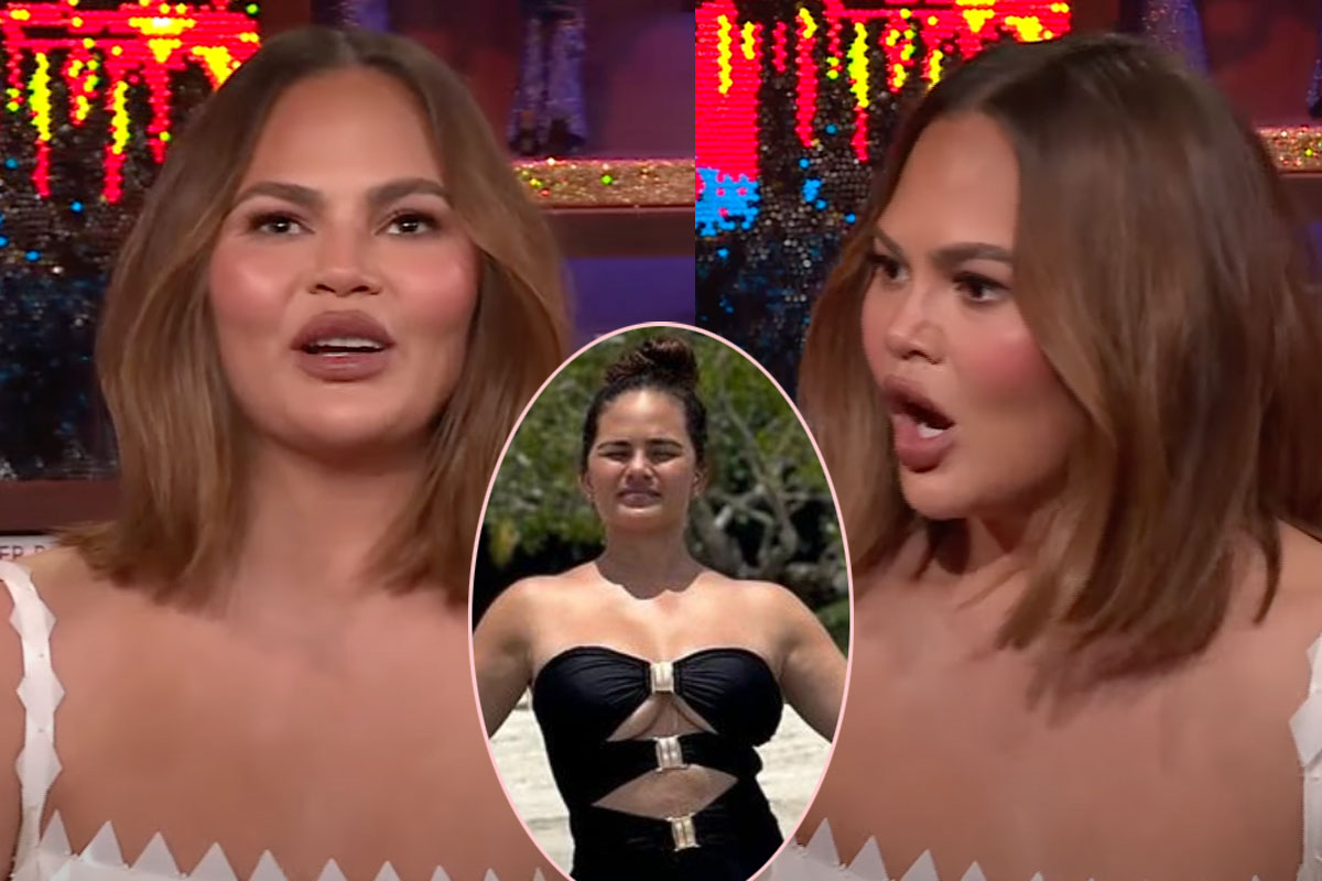 Chrissy Teigen Accidentally Reveals How Many Boob Jobs She's Gotten During Lying Game!