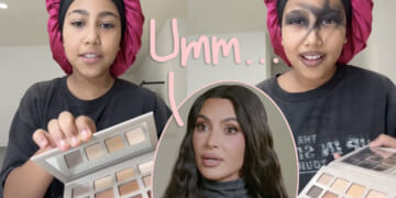 North West Offers Up REALLY Honest Review Of Momma Kim Kardashian's New Makeup Line!