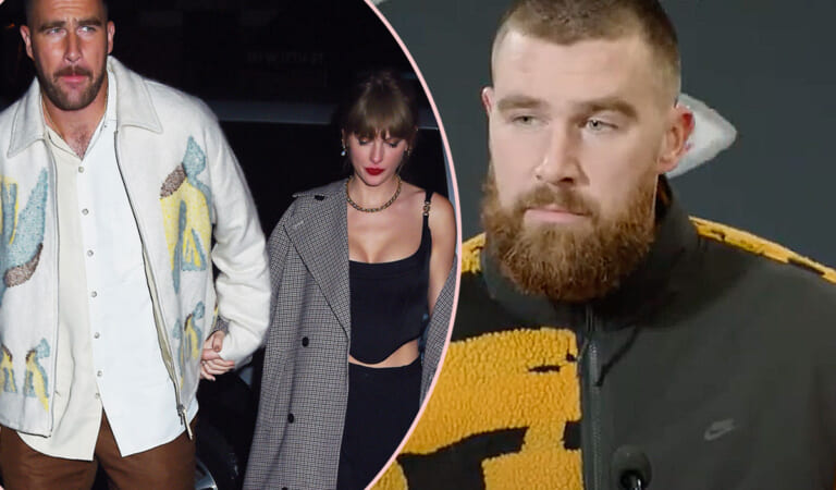 Travis Kelce Shares Conversation He & Taylor Swift Had About Dealing With All The Attention!
