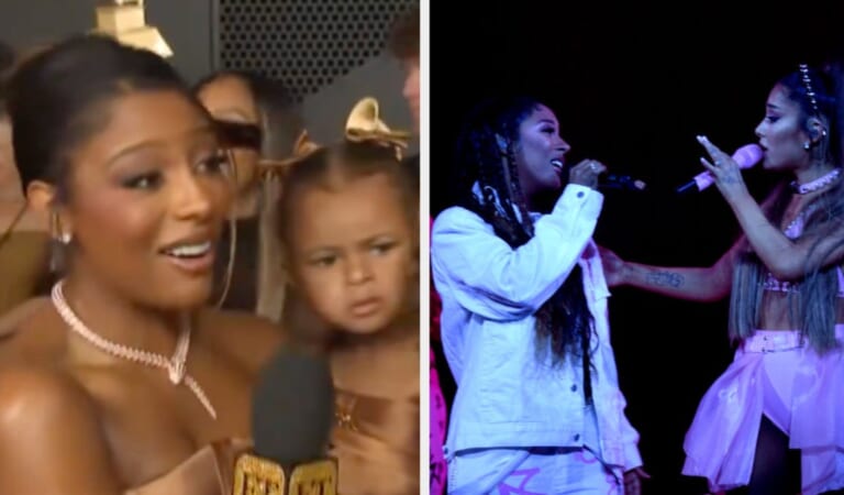 Ariana Grande Congratulated Her Best Friend And Longtime Collaborator Victoria Monét On Her Grammy Win, And The Reaction Was Caught Live