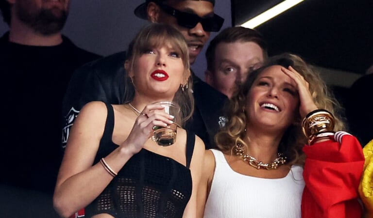 Taylor Swift Arrives at 2024 Super Bowl to Support Travis Kelce