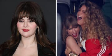 Selena Gomez Commented A Crying Emoji Under A Photo Of Taylor Swift With Her Friends At The Super Bowl, And It’s Got People Talking