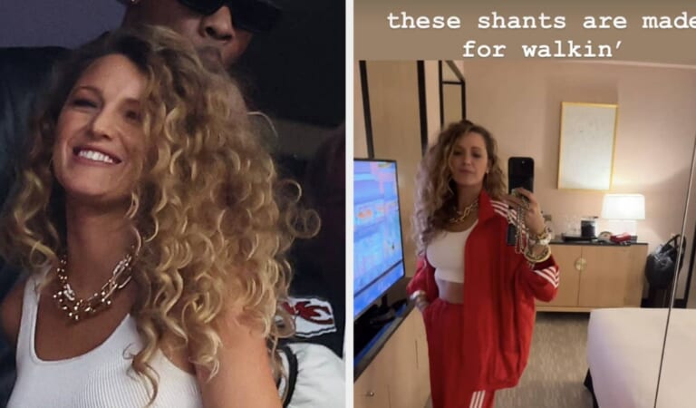 Turns Out No One Noticed How Baffling Blake Lively's Shoes Were At The Super Bowl