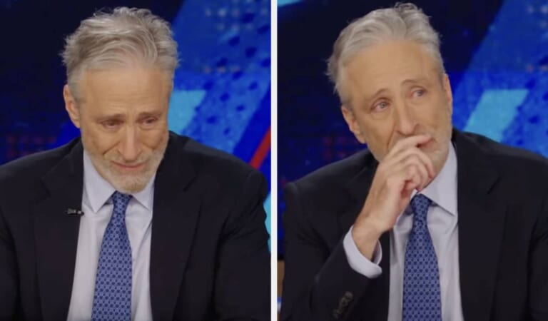 "Dipper Passed Away Yesterday": Jon Stewart Tearfully Eulogized His Dog On "The Daily Show"