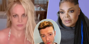 Britney Spears Posts & DELETES Glowing Tribute To Janet Jackson Amid Justin Timberlake Feud!