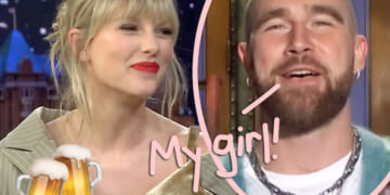 Travis Kelce Calls Taylor Swift A ‘Pro’ After She Chugged Beer At Super Bowl!