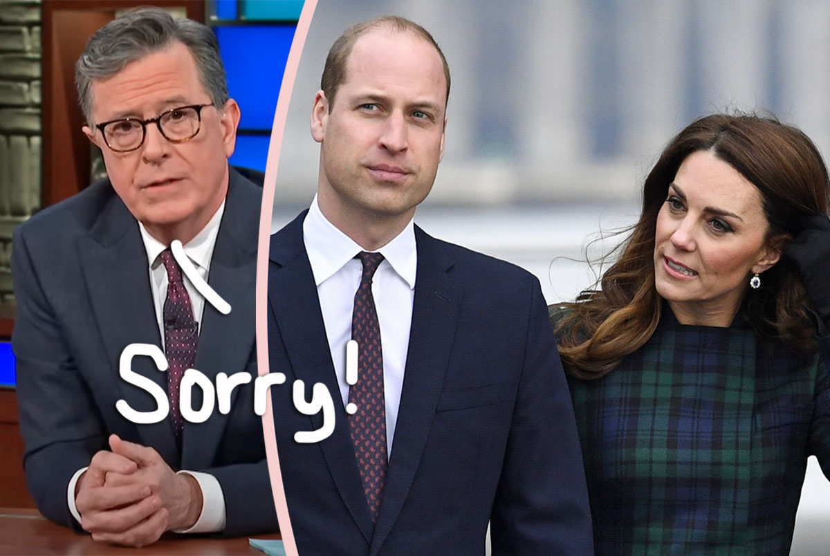 Stephen Colbert Regrets Joking About Prince William Affair Before Princess Catherine Cancer News – But Fans SLAM His Apology!