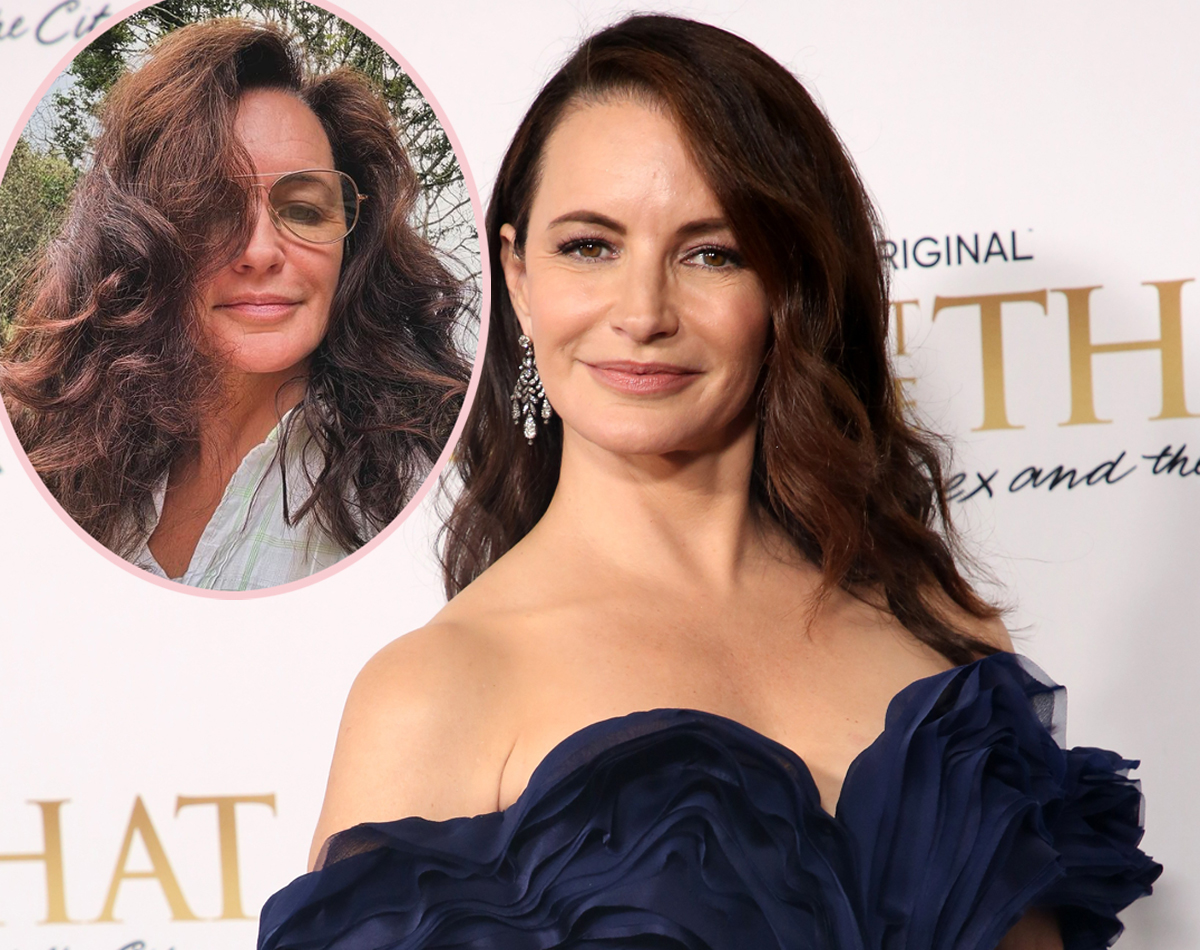 Fans Applaud Kristin Davis For Showing Off Her Natural Beauty In Make-Up Free Selfie!