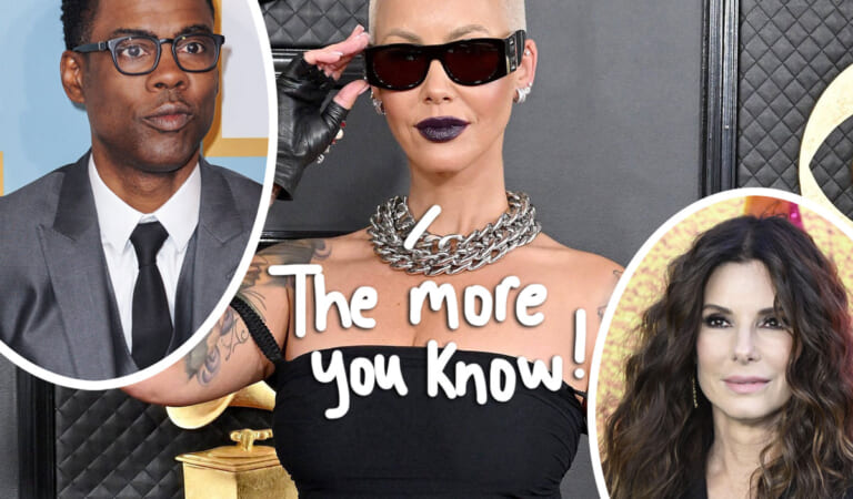 Amber Rose Addresses Chris Rock Dating Rumors AND Reveals She’s Besties With… Sandra Bullock!