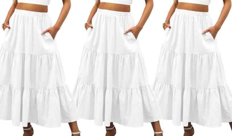 Flowy White Skirts Are Trending! I’m Buying This Cute Style ASAP