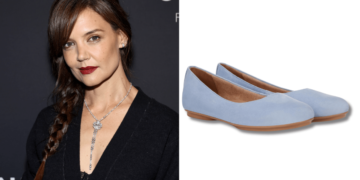 Get Katie Holmes’ Powder Blue Flats for Less — Just $80