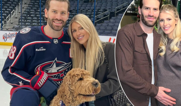 NHL’s Boone Jenner & Wife Reveal Son Was Tragically Stillborn Just One Month Before Due Date