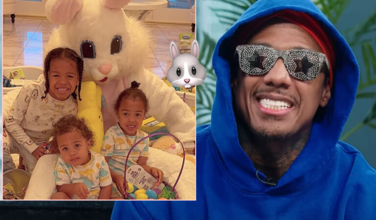 Nick Cannon Managed To See All 12 Of His Kids For Easter! Whew!