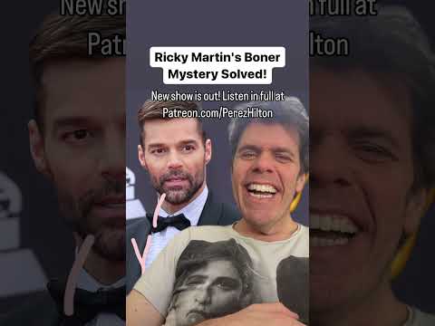 Ricky Martin's Boner Mystery Solved! | Perez Hilton