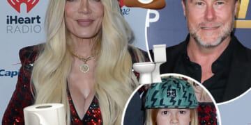 Tori Spelling Can't Poop Alone -- And With Dean McDermott Gone, Her Son Has To Sit In The Bathroom With Her!